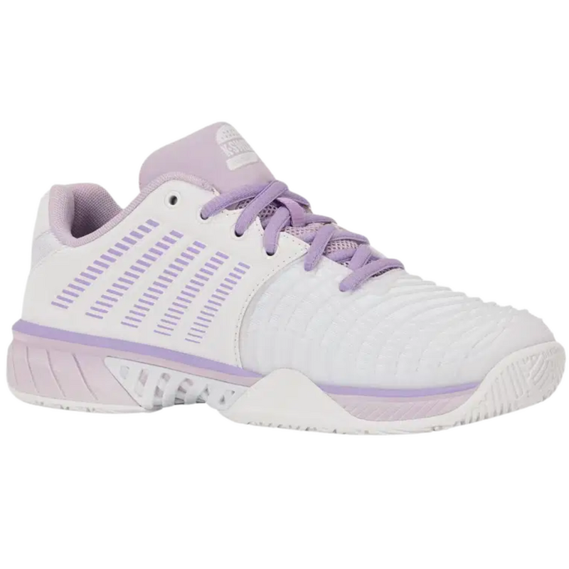 K-Swiss Women Express Light 3 Padel Shoes - White/Orchid Hush/Purple Rose - main image