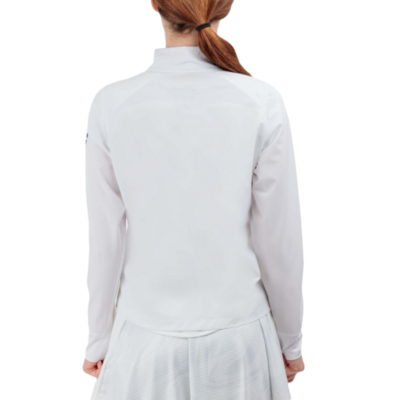 Babolat Womens Play Logo Jacket - White - main image