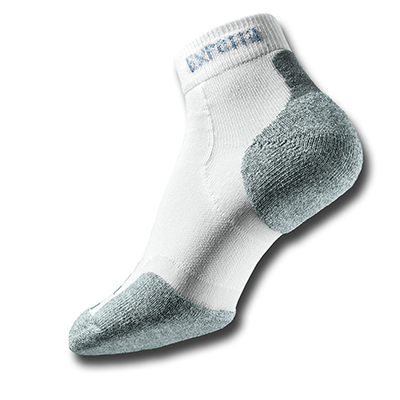 Thorlo Experia Mini Crew Socks (1 Pair) - White - main image