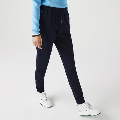 Lacoste Womens Lightweight Fleece Jogging Pant - Navy Blue
