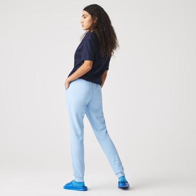 Lacoste Womens Lightweight Fleece Jogging Pant - Blue - main image