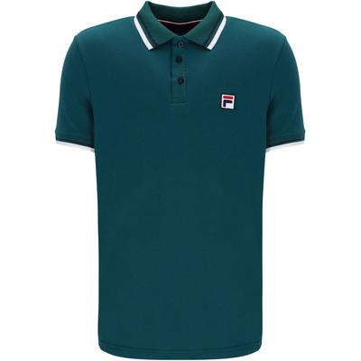 Fila Mens Albert Short Sleeve Tennis Polo - Green - main image