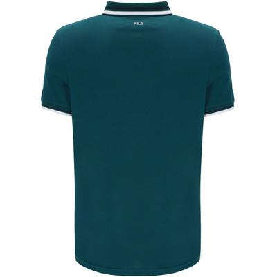 Fila Mens Albert Short Sleeve Tennis Polo - Green