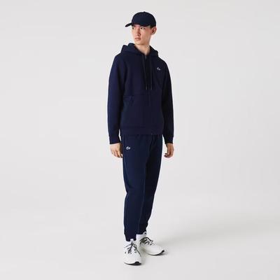 Lacoste Mens Mesh Panel Sweatpants - Navy Blue - main image