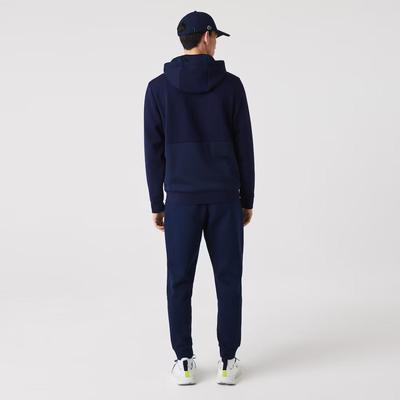 Lacoste Mens Mesh Panel Sweatpants - Navy Blue - main image