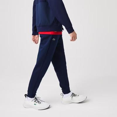 Lacoste Mens Mesh Panel Sweatpants - Navy Blue - main image