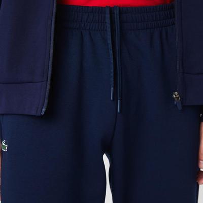 Lacoste Mens Mesh Panel Sweatpants - Navy Blue - main image