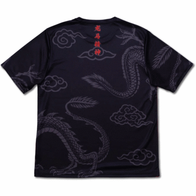 Yonex Mens CNY2024 Fighting Dragons T-Shirt - Black/Red - main image