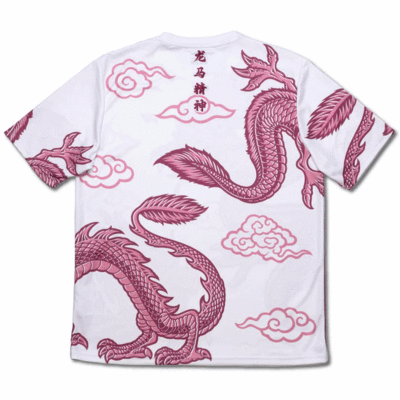 Yonex Mens CNY2024 Fighting Dragons T-Shirt - White/Red - main image