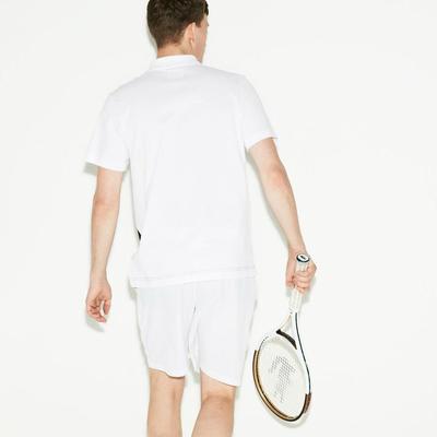 Lacoste Mens Colourblock Polo - White/Navy Blue - main image