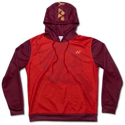 Yonex Unisex Linear Dragon CNY2024 Hoodie - Red - main image