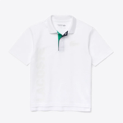 Lacoste Boys Sport Tennis Polo - White - main image