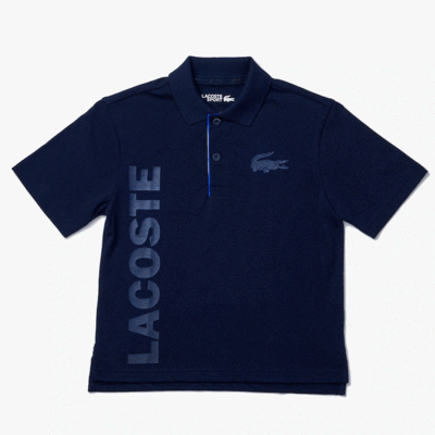 Lacoste Boys Sport Tennis Polo - Navy Blue - main image