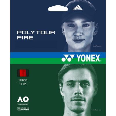 Yonex PolyTour Fire Tennis String Set - Red - main image