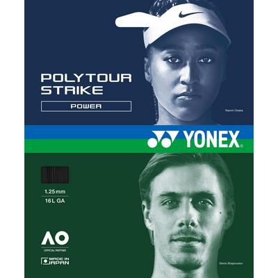 Yonex PolyTour Strike Tennis String Set - Black - main image