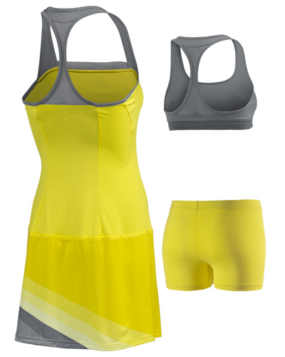 Adidas Womens adiZero Dress - Vivid Yellow/Tech Grey - main image