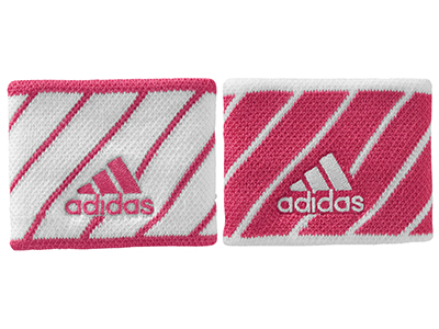 Adidas Tennis Small Wristband - Bright Pink/White - main image
