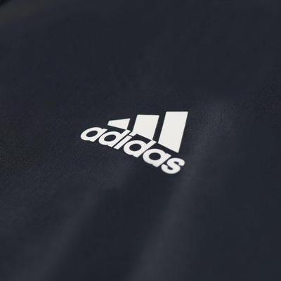 Adidas Mens 3-Stripes Light Rain Jacket - Black - main image