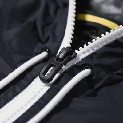 Adidas Mens 3-Stripes Light Rain Jacket - Black - main image