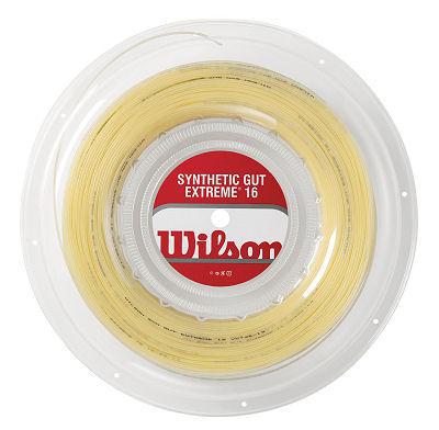 Wilson Synthetic Gut Extreme 16 Tennis Strings - (Natural) - 200m Reel - main image