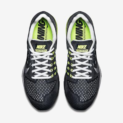 Nike Mens Air Zoom Structure 18 Wide Fit Running Shoes - White/Silver - main image