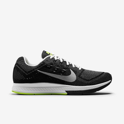 Nike Mens Air Zoom Structure 18 Running Shoes - White/Silver ...