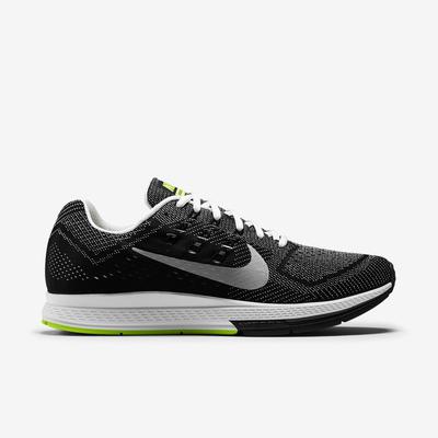 Nike Mens Air Zoom Structure 18 Running Shoes - White/Silver - main image