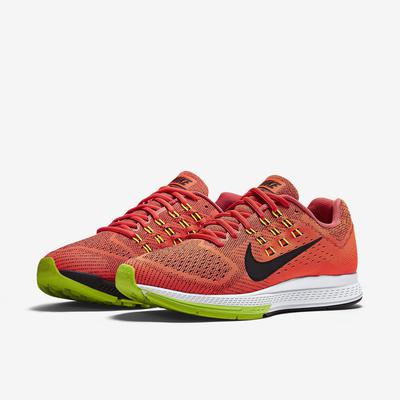 Nike Mens Air Zoom Structure 18 Running Shoes - Bright Crimson/Black - main image