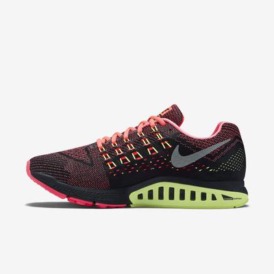 Nike Mens Air Zoom Structure 18 Running Shoes - Hot Lava/Black - main image