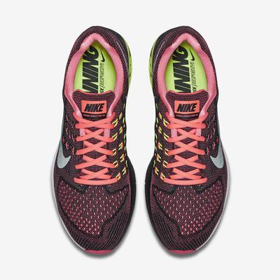 Nike Mens Air Zoom Structure 18 Running Shoes - Hot Lava/Black - main image