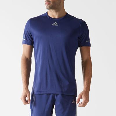 Adidas Mens Sequencials Climalite Running Tee - Indigo - main image