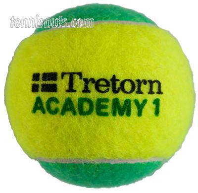 Tretorn Academy 1 Mini Green Junior Tennis Balls (1 Dozen)