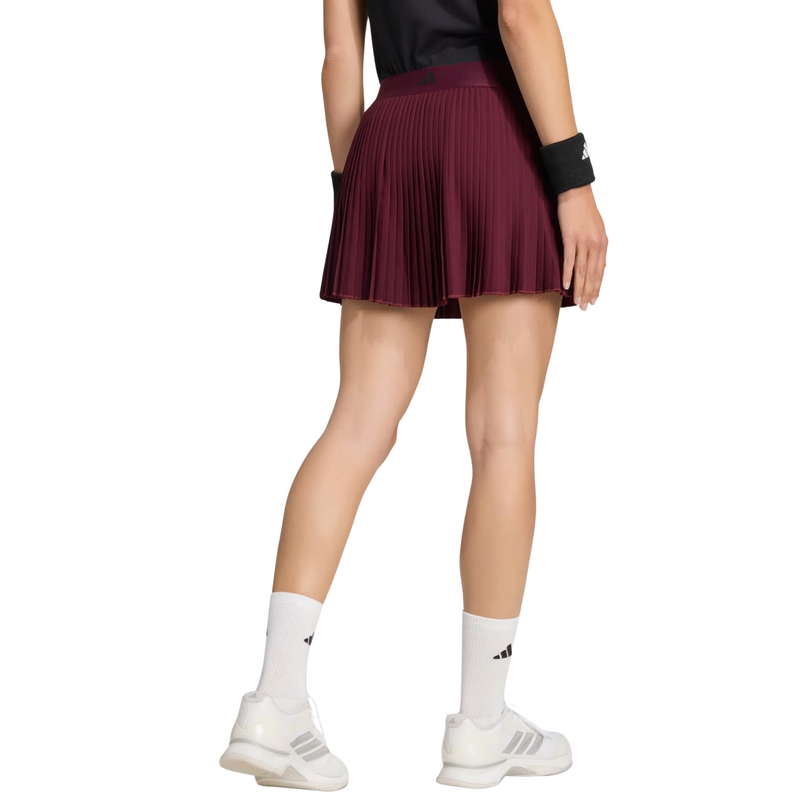 Adidas Womens Club Pleated Skirt - Maroon - main image