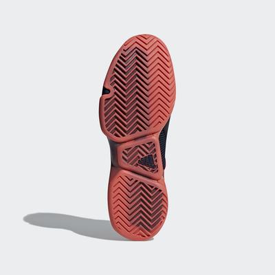 Adidas Mens Adizero Ubersonic 2.0 Tennis Shoes - Navy Blue/Red - main image