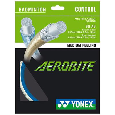 Yonex Aerobite Badminton String Set - White/Blue - main image