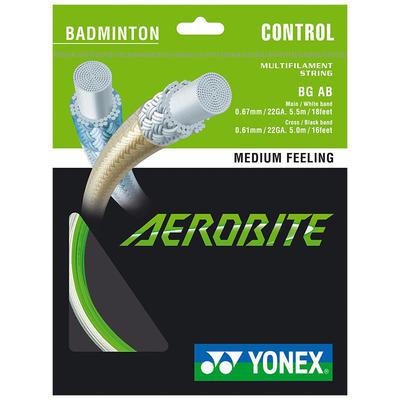 Yonex Aerobite Badminton String Set - White/Green