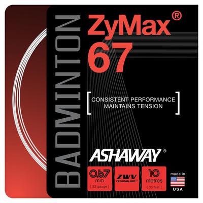 Ashaway Zymax 67 Badminton String Set - Ivory White