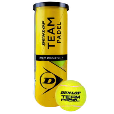 Dunlop Team Padel Balls (3 Ball Can) - main image
