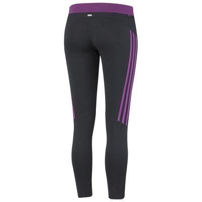 Adidas Womens Response Long Tights - Black/Purple - main image