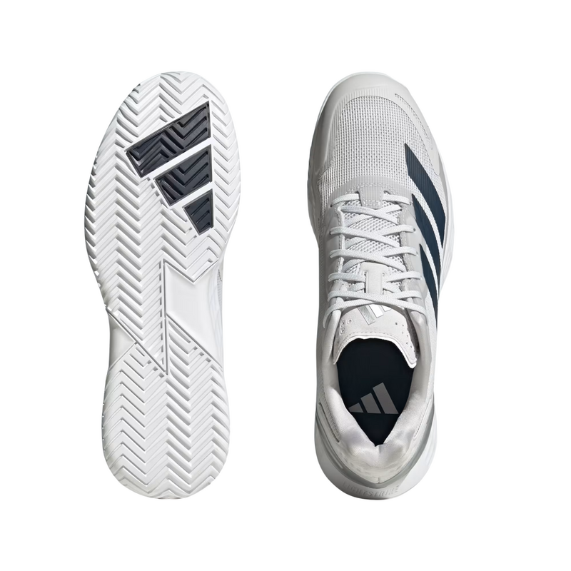 Adidas Mens Defiant Speed 2 Tennis Shoes - Dash Grey/Aurora Ink/Tech Grey Metallic - main image