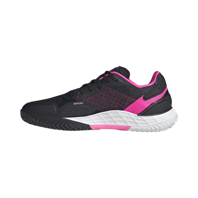 Adidas Mens Defiant Speed 2 Tennis Shoes - Black/Pink - main image