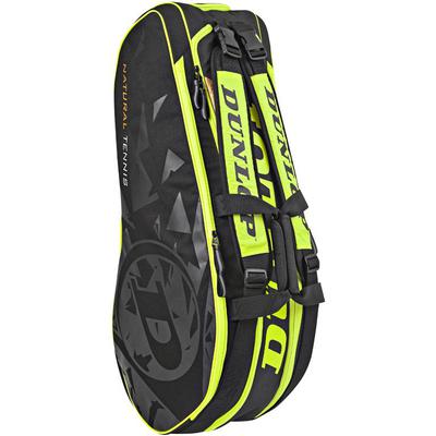 Dunlop Natural Tennis 8 Racket Bag - Yellow/Black - Tennisnuts.com