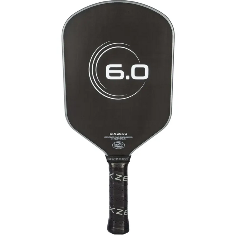 Six Zero Infinity Edgeless Black Diamond Power 16mm Pickleball Paddle  - main image