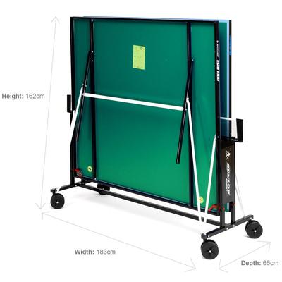 Dunlop Evo 1000 Outdoor Table Tennis Table - Green (incl Accessories) - main image