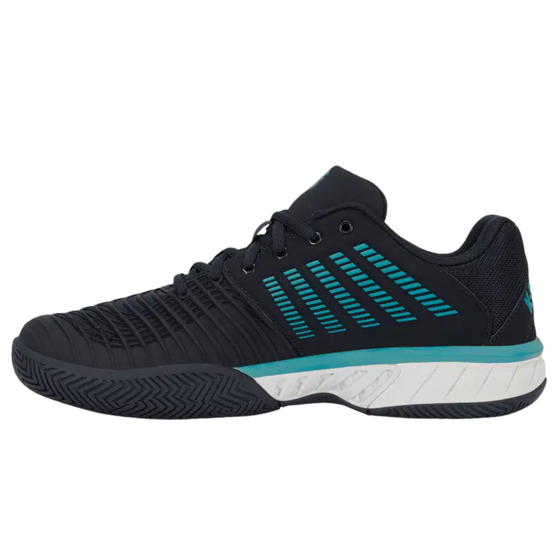 K-Swiss Mens Express Light 3 Tennis Shoes - White/Dazzling Blue/Black - main image