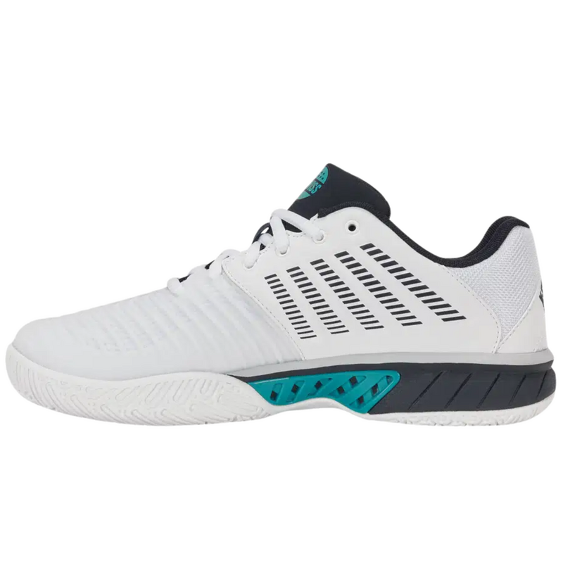 K-Swiss Mens Express Light 3 Padel Shoes - White/Carbon/Baltic - main image