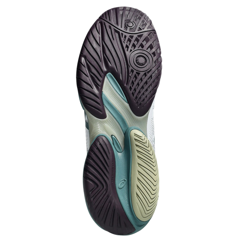 Asics Mens Court FF 3 Tennis Shoes - White/Foggy Teal - main image