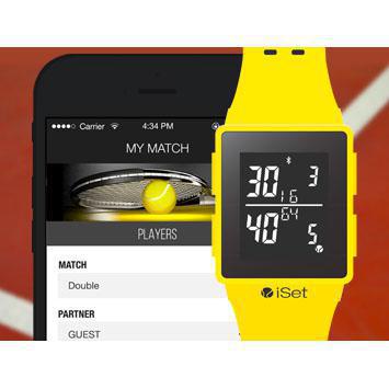 iSet Watch - Tennis e-Coach Watch / Scorer (Multiple Colours)
