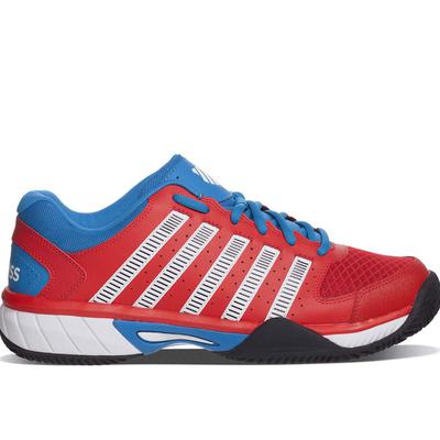 K-Swiss Mens Express LTR Tennis Shoes - Red/Blue