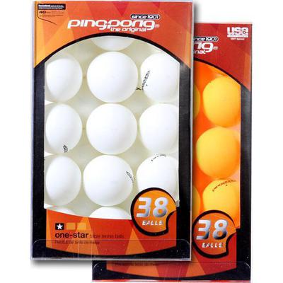 Ping-Pong 1 Star Table Tennis Balls - Pack of 38